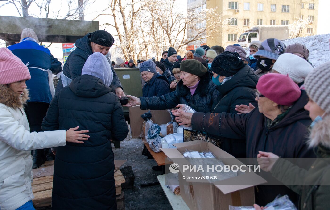 Последствия снежного циклона в Приморье