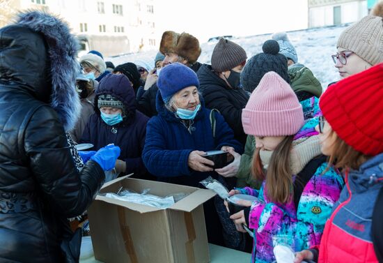 Последствия снежного циклона в Приморье