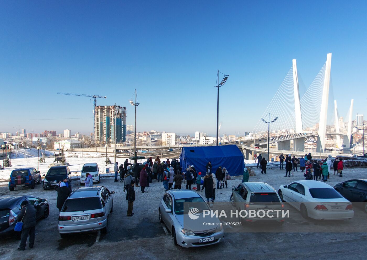 Последствия снежного циклона в Приморье