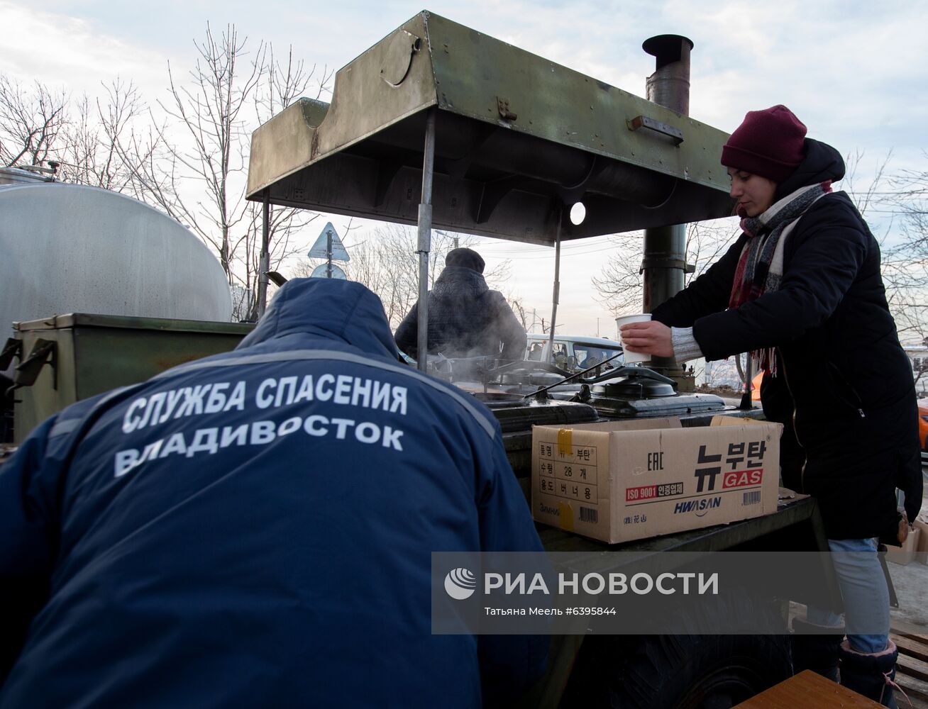 Последствия снежного циклона в Приморье