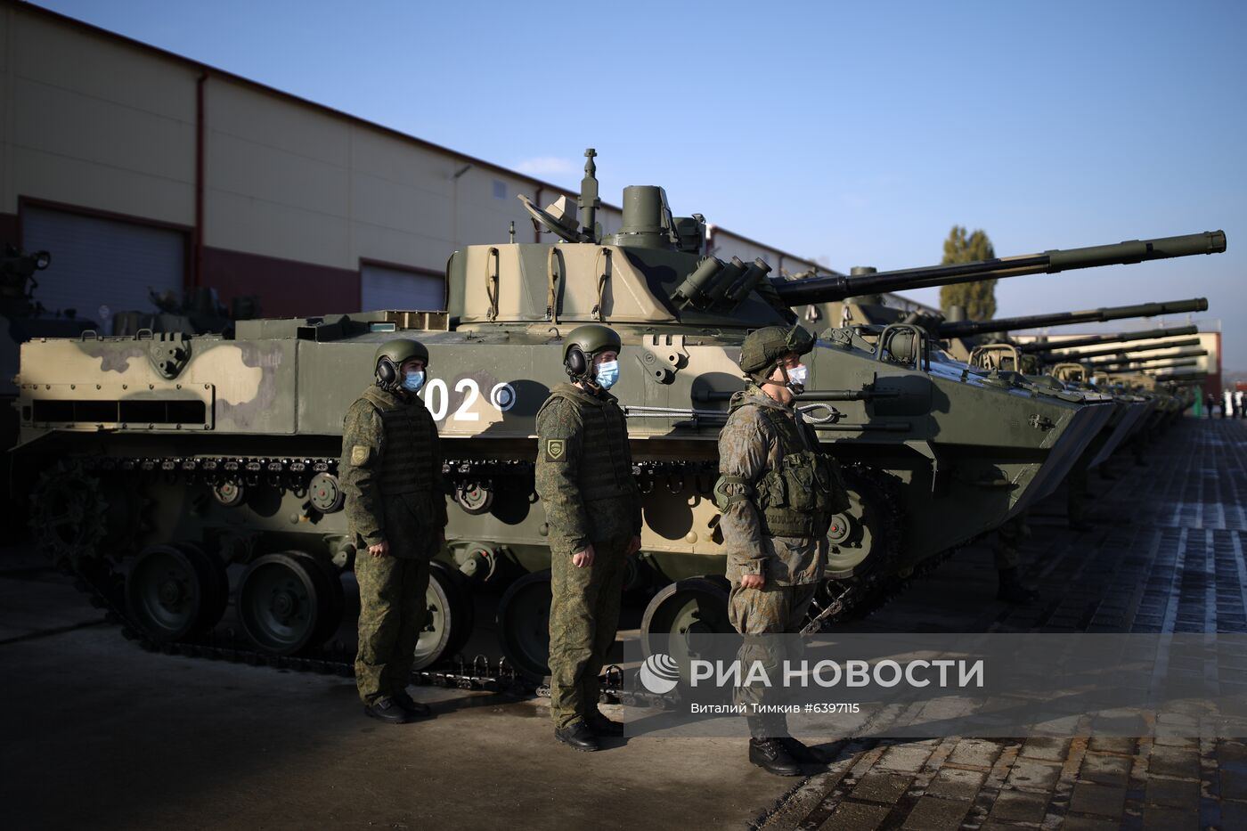 Передача боевых машин на вооружение десантно-штурмовой дивизии ВДВ