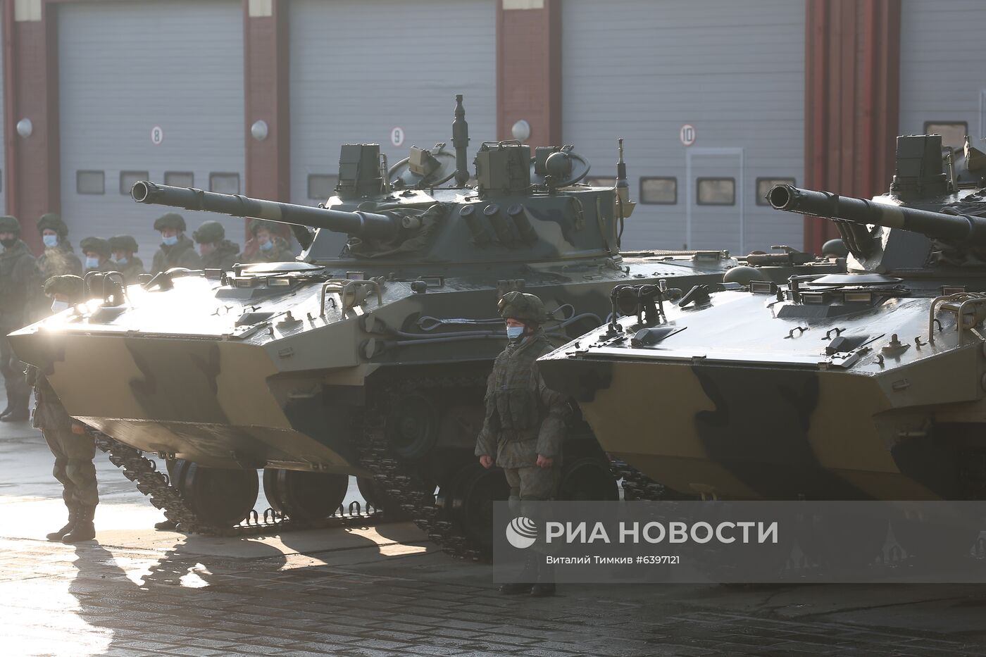 Передача боевых машин на вооружение десантно-штурмовой дивизии ВДВ