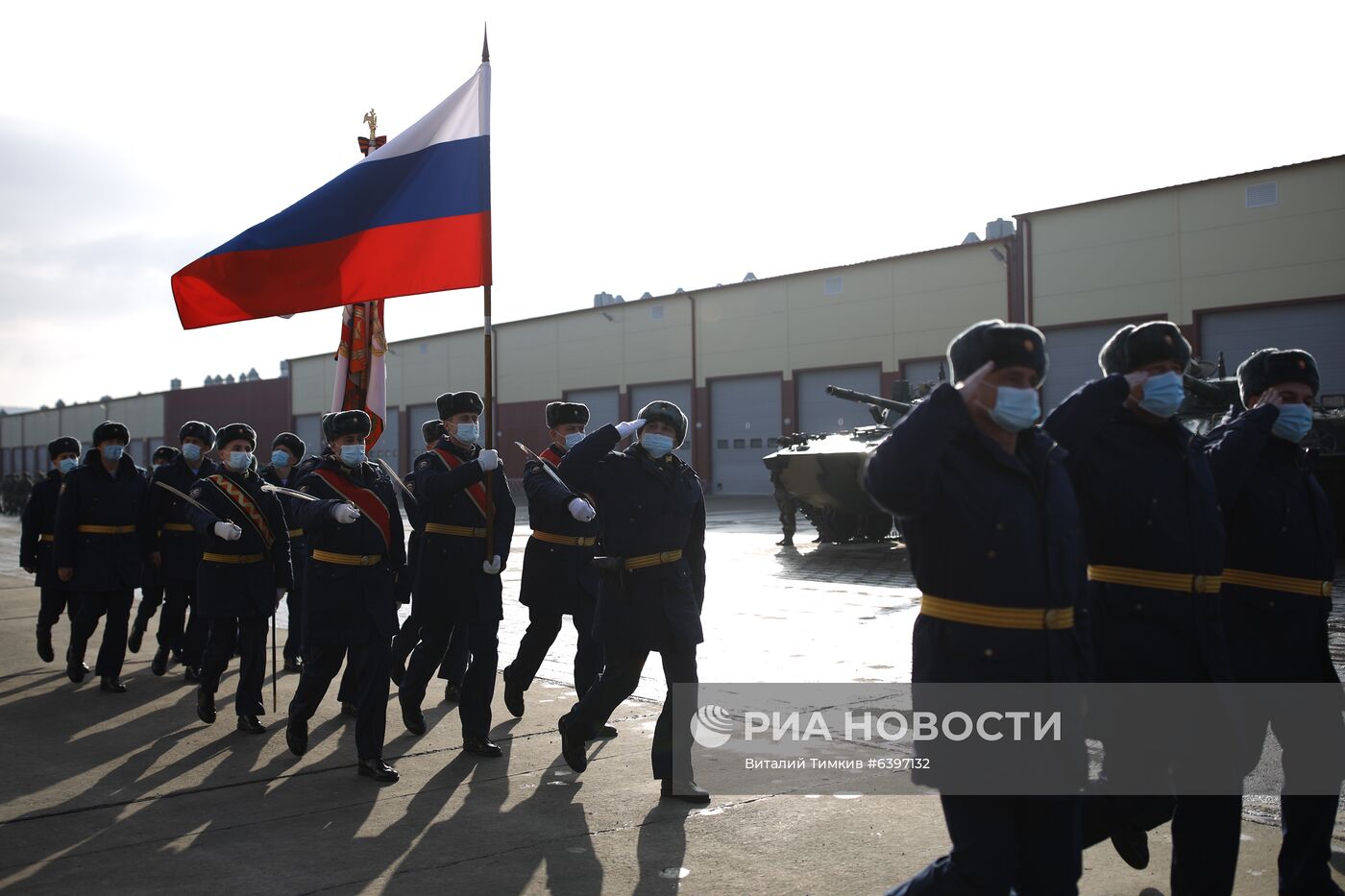Передача боевых машин на вооружение десантно-штурмовой дивизии ВДВ