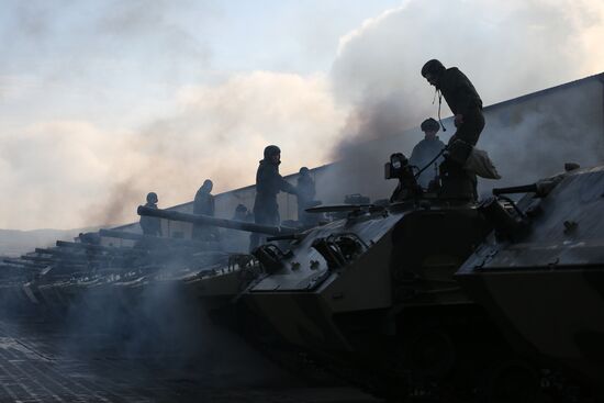 Передача боевых машин на вооружение десантно-штурмовой дивизии ВДВ