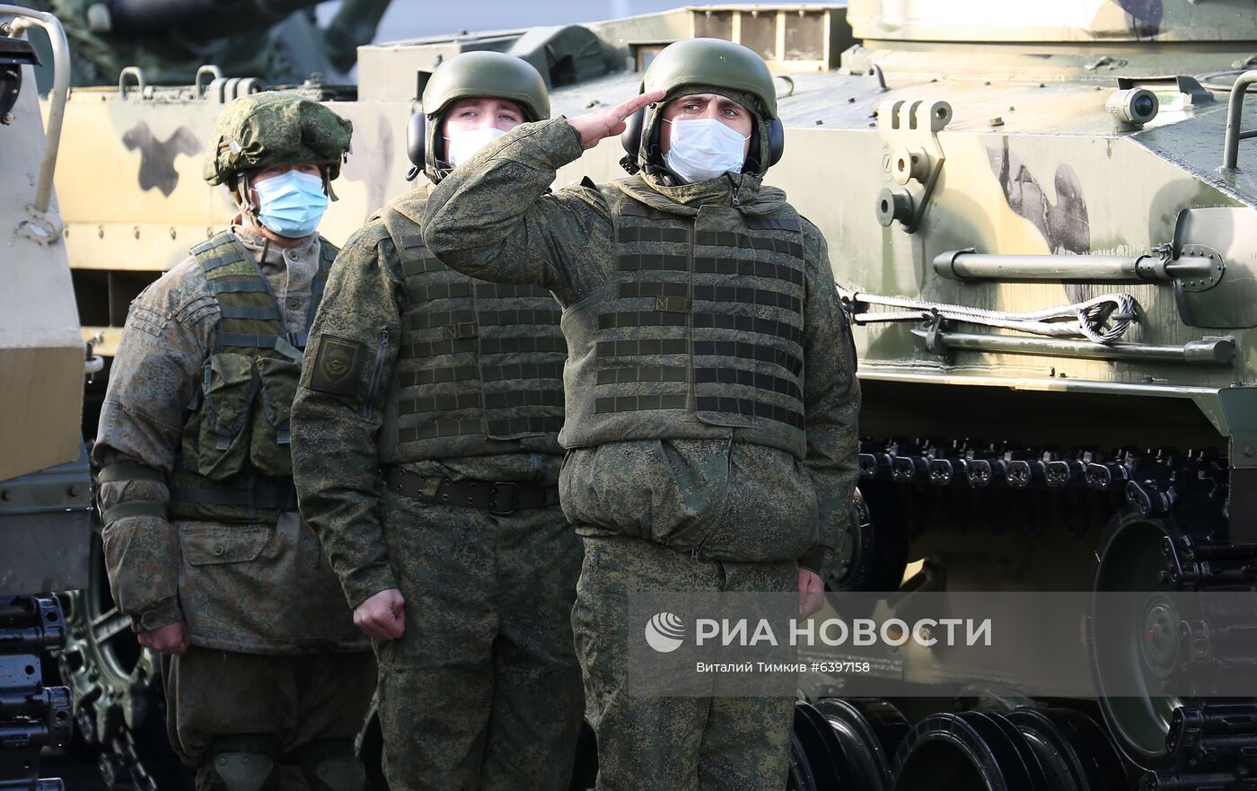 Передача боевых машин на вооружение десантно-штурмовой дивизии ВДВ