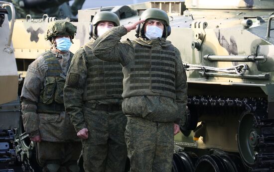 Передача боевых машин на вооружение десантно-штурмовой дивизии ВДВ