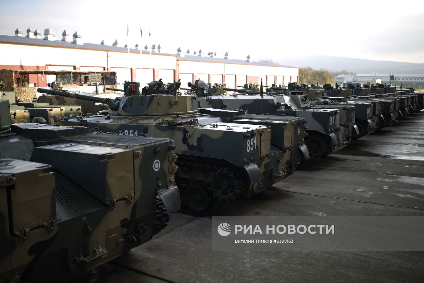 Передача боевых машин на вооружение десантно-штурмовой дивизии ВДВ