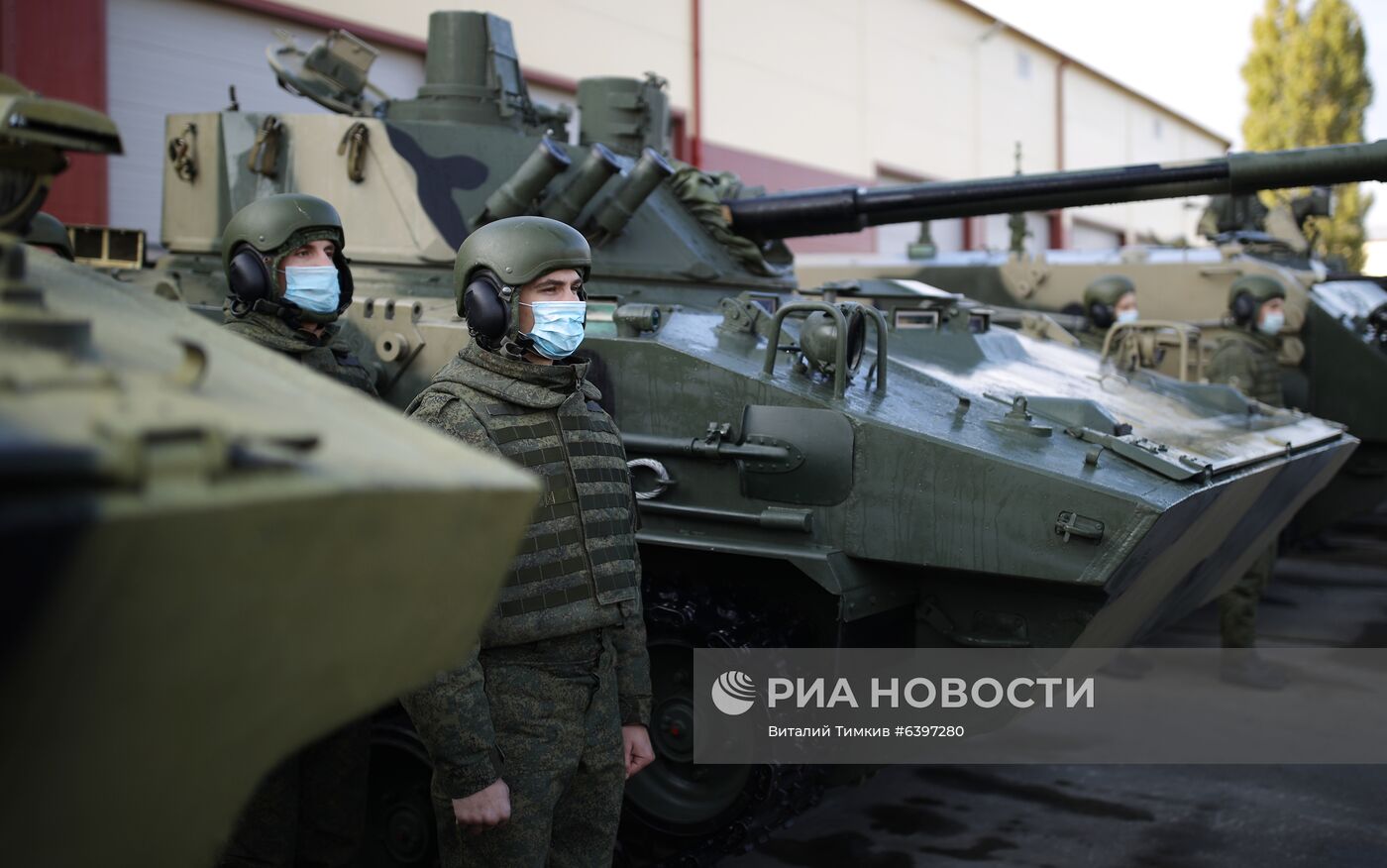 Передача боевых машин на вооружение десантно-штурмовой дивизии ВДВ