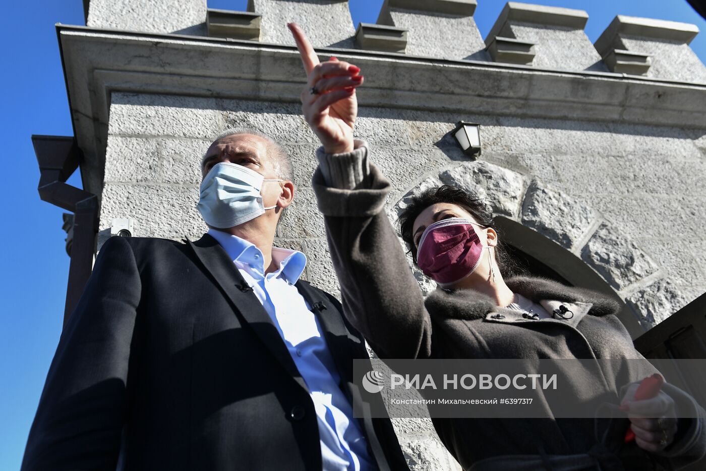 Открытие дворца-замка "Ласточкино гнездо" в Крыму