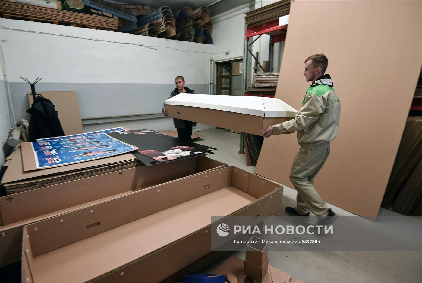 Производство картонных эко-гробов в Крыму