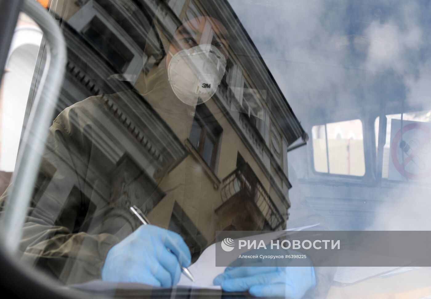 Работа бригады скорой помощи в Тамбове