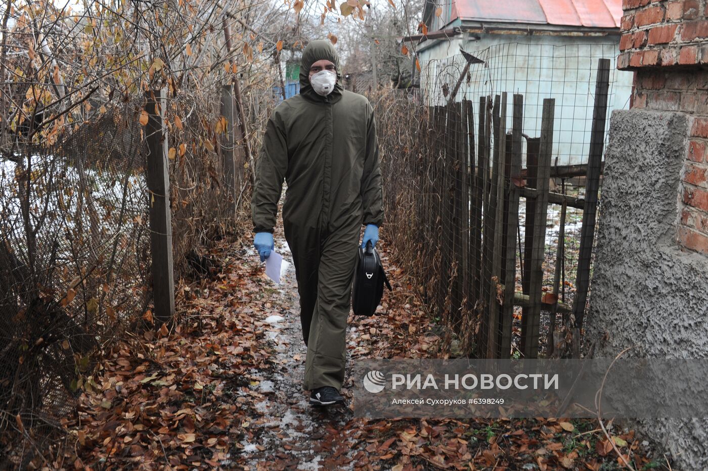 Работа бригады скорой помощи в Тамбове