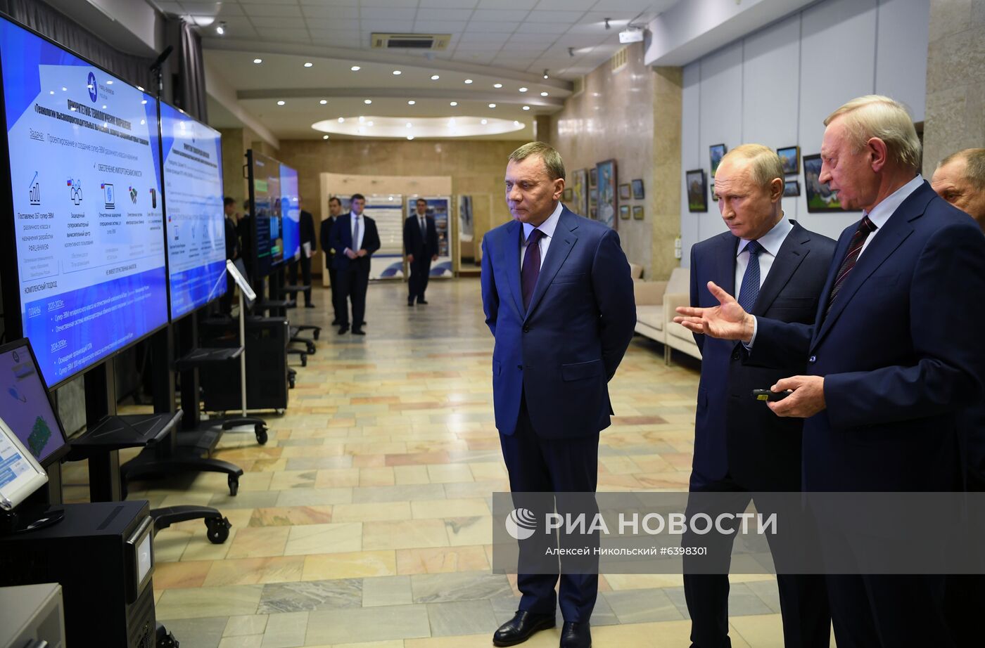 Рабочая поездка президента РФ В. Путина в Нижегородскую область