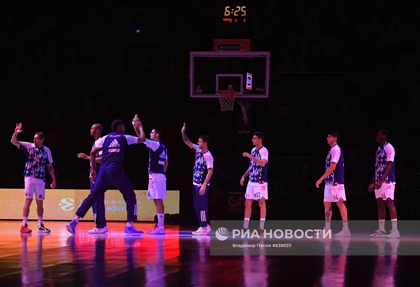 Баскетбол. Евролига. Матч ЦСКА - "Реал"