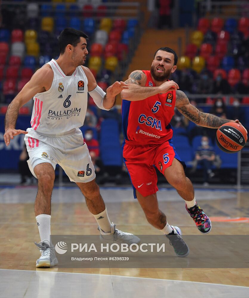 Баскетбол. Евролига. Матч ЦСКА - "Реал"