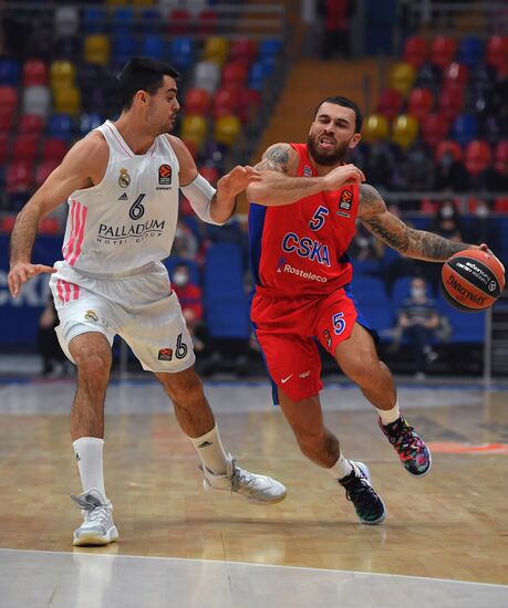 Баскетбол. Евролига. Матч ЦСКА - "Реал"