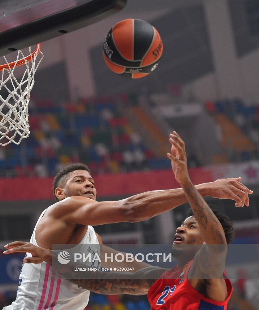 Баскетбол. Евролига. Матч ЦСКА - "Реал"