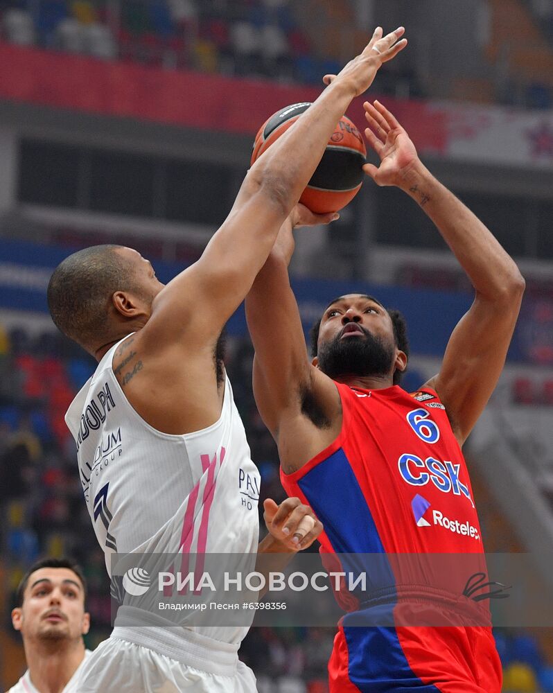 Баскетбол. Евролига. Матч ЦСКА - "Реал"