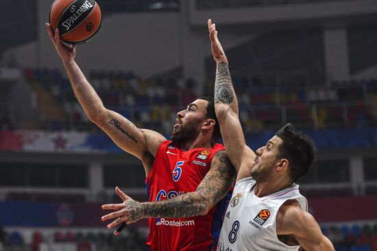 Баскетбол. Евролига. Матч ЦСКА - "Реал"