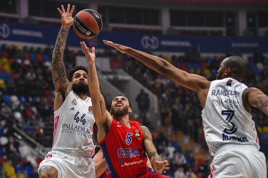 Баскетбол. Евролига. Матч ЦСКА - "Реал"