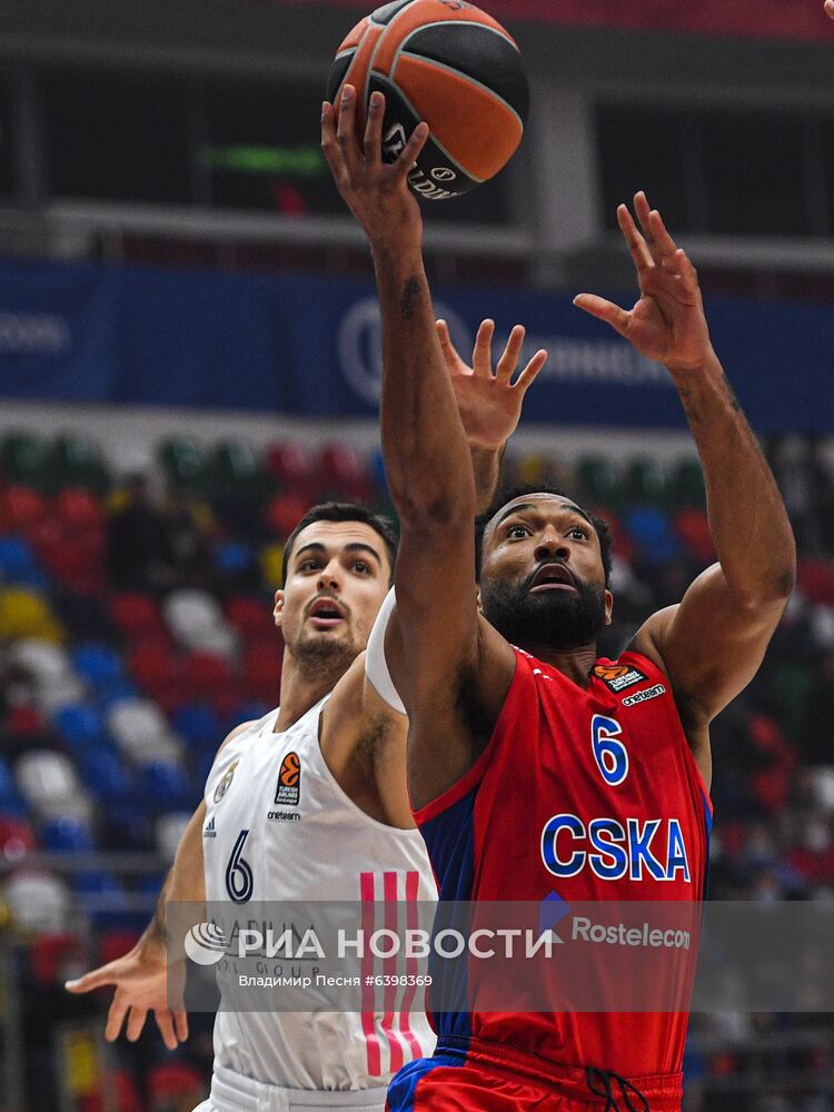 Баскетбол. Евролига. Матч ЦСКА - "Реал"