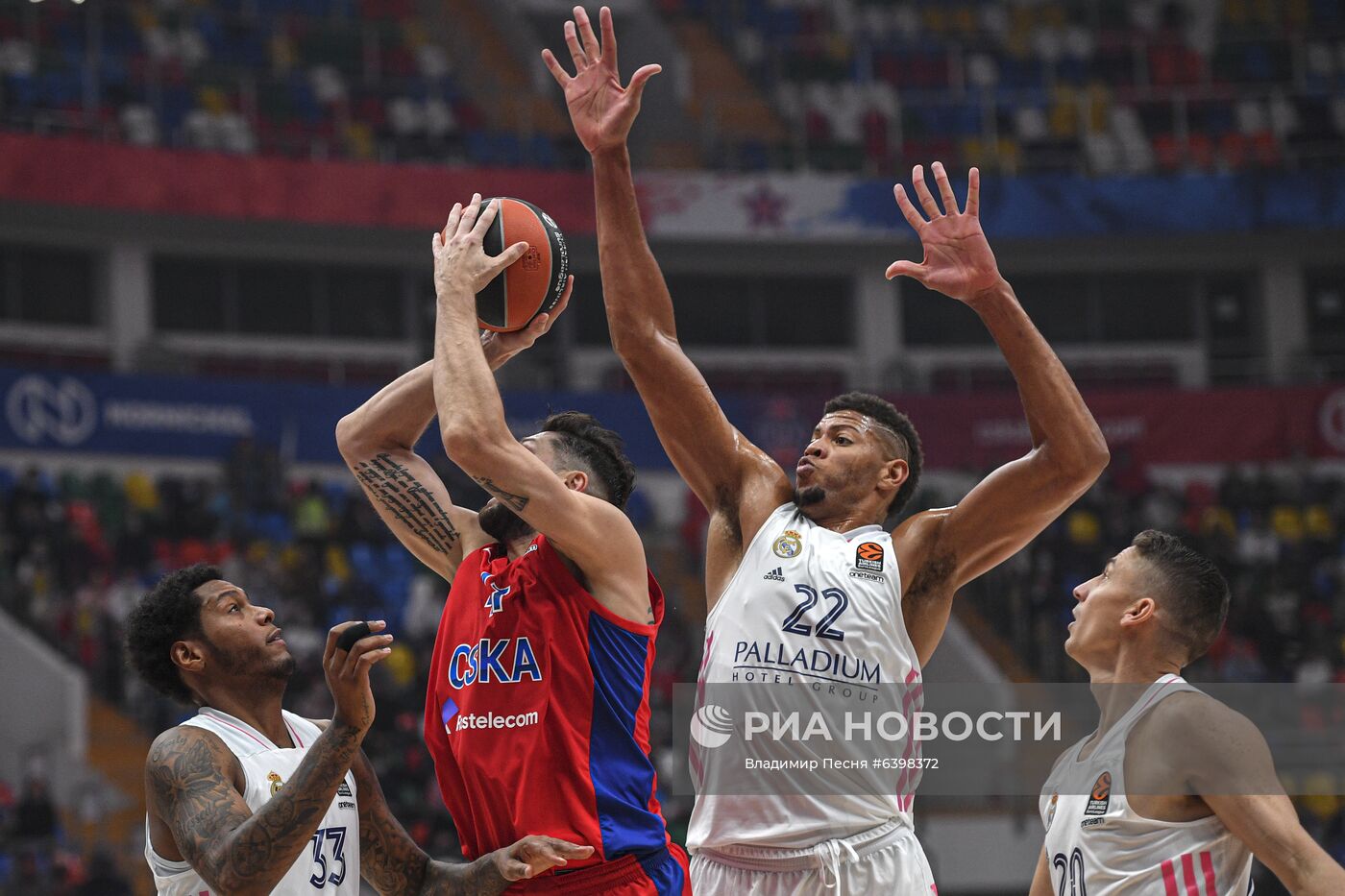 Баскетбол. Евролига. Матч ЦСКА - "Реал"