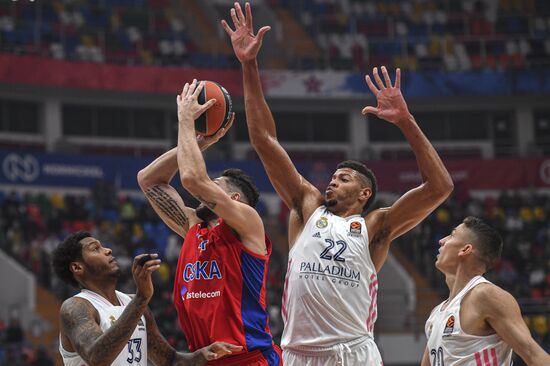 Баскетбол. Евролига. Матч ЦСКА - "Реал"