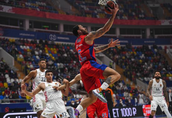 Баскетбол. Евролига. Матч ЦСКА - "Реал"