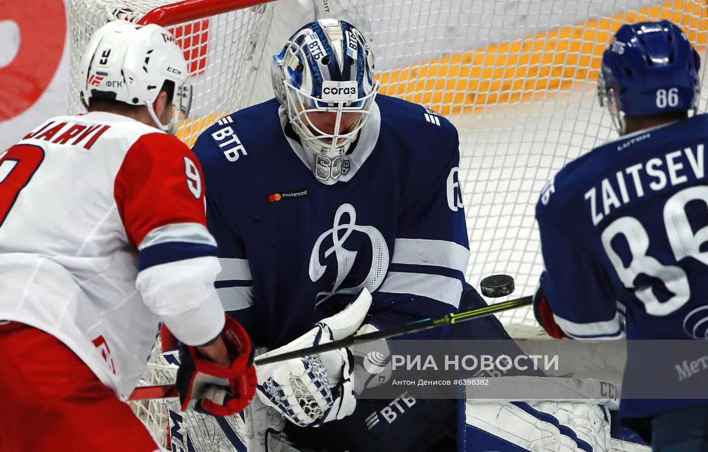 Хоккей. КХЛ. Матч "Динамо" (Москва) - "Локомотив"