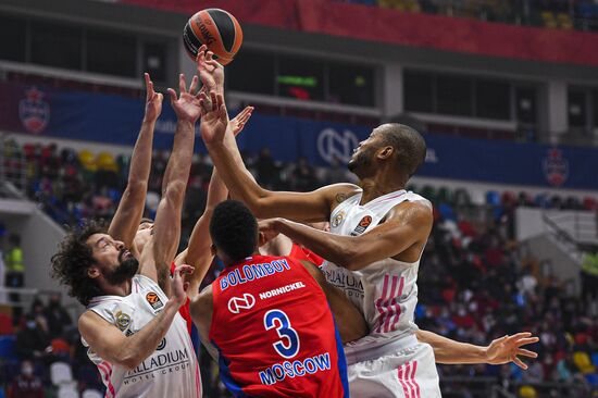 Баскетбол. Евролига. Матч ЦСКА - "Реал"
