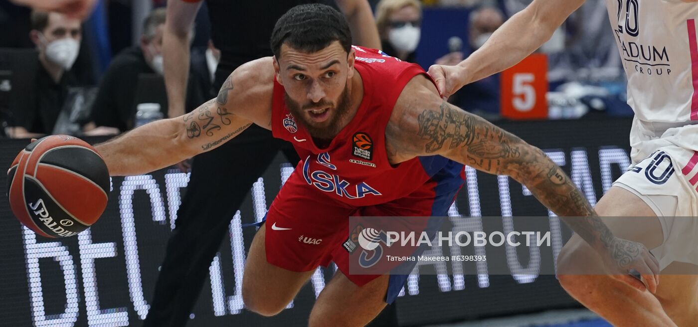 Баскетбол. Евролига. Матч ЦСКА - "Реал"