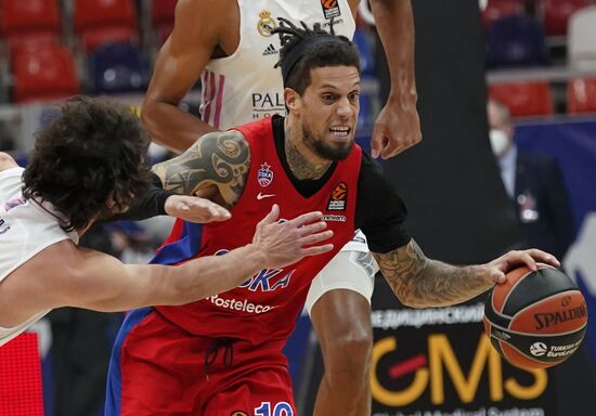 Баскетбол. Евролига. Матч ЦСКА - "Реал"