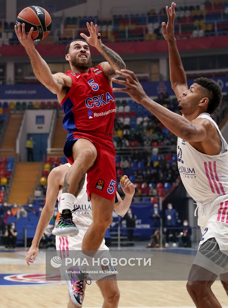 Баскетбол. Евролига. Матч ЦСКА - "Реал"