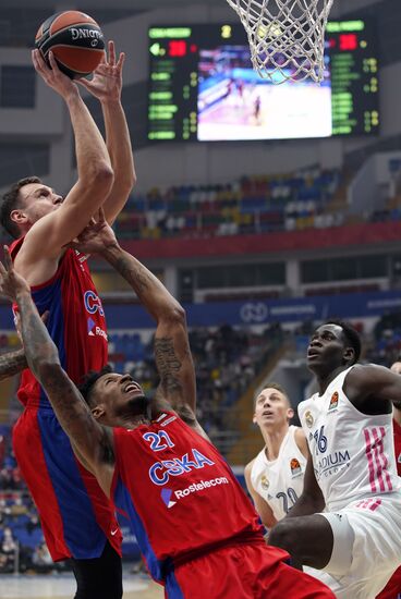 Баскетбол. Евролига. Матч ЦСКА - "Реал"