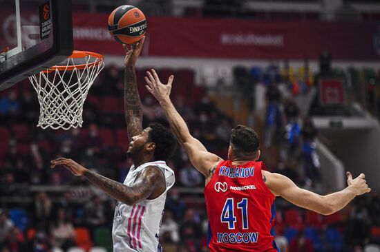 Баскетбол. Евролига. Матч ЦСКА - "Реал"