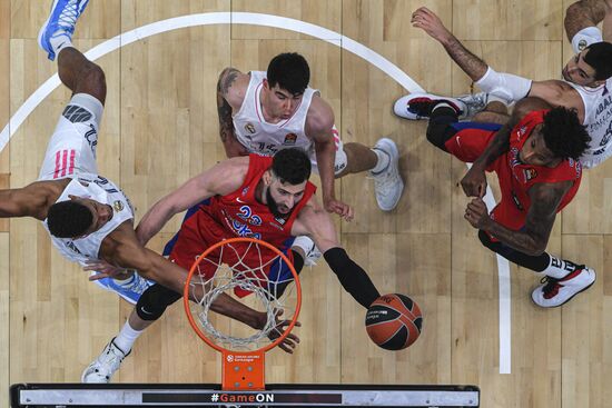 Баскетбол. Евролига. Матч ЦСКА - "Реал"