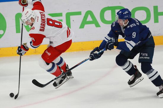 Хоккей. КХЛ. Матч "Динамо" (Москва) - "Локомотив"