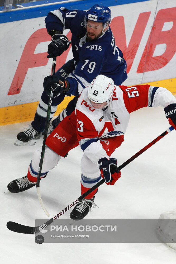 Хоккей. КХЛ. Матч "Динамо" (Москва) - "Локомотив"