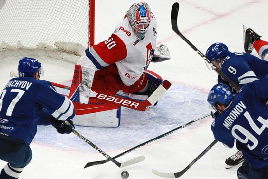 Хоккей. КХЛ. Матч "Динамо" (Москва) - "Локомотив"