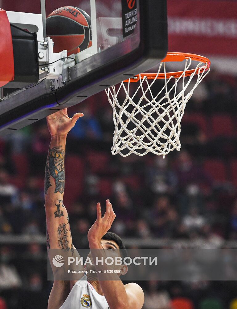 Баскетбол. Евролига. Матч ЦСКА "Реал"