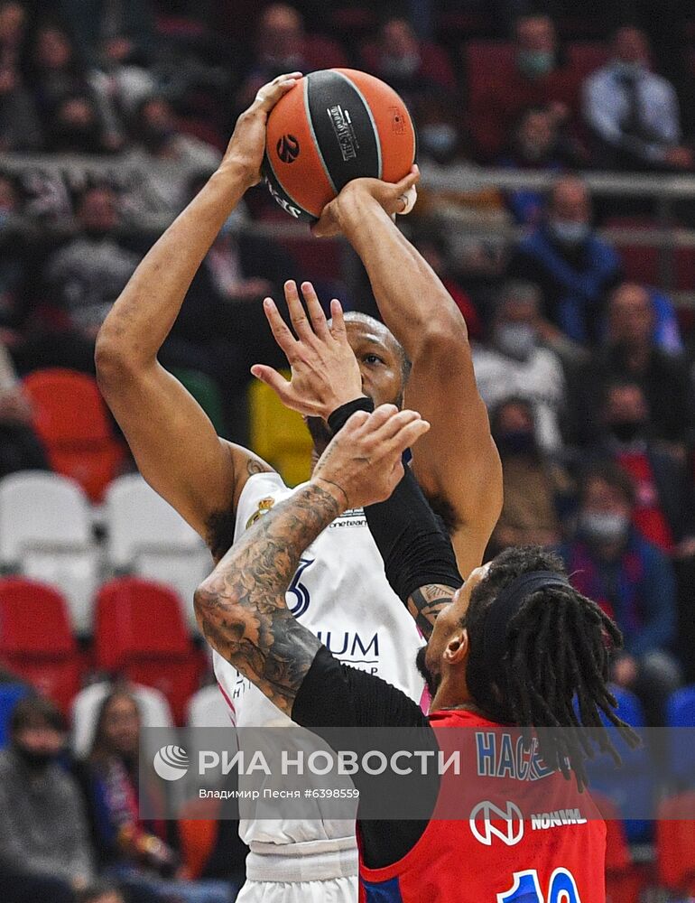 Баскетбол. Евролига. Матч ЦСКА "Реал"