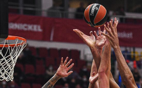 Баскетбол. Евролига. Матч ЦСКА  "Реал"