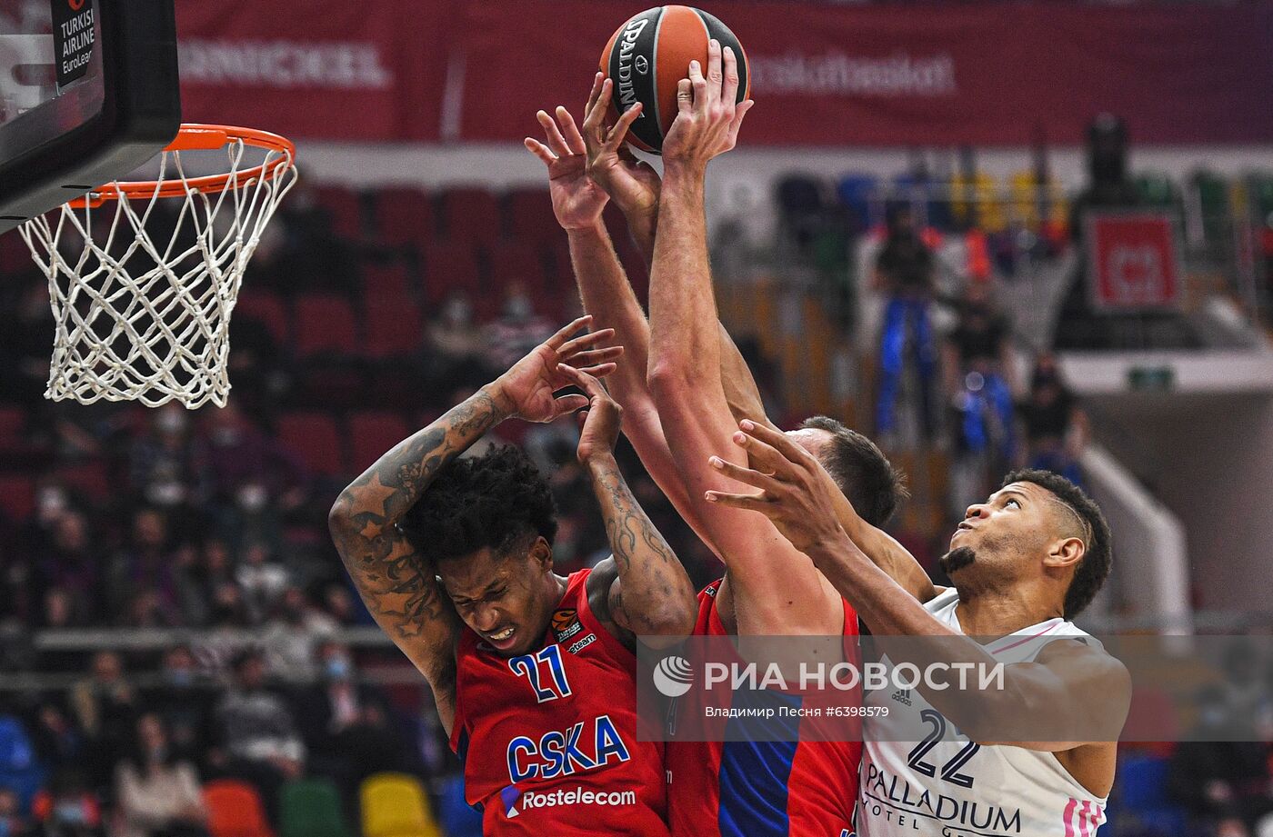 Баскетбол. Евролига. Матч ЦСКА "Реал"