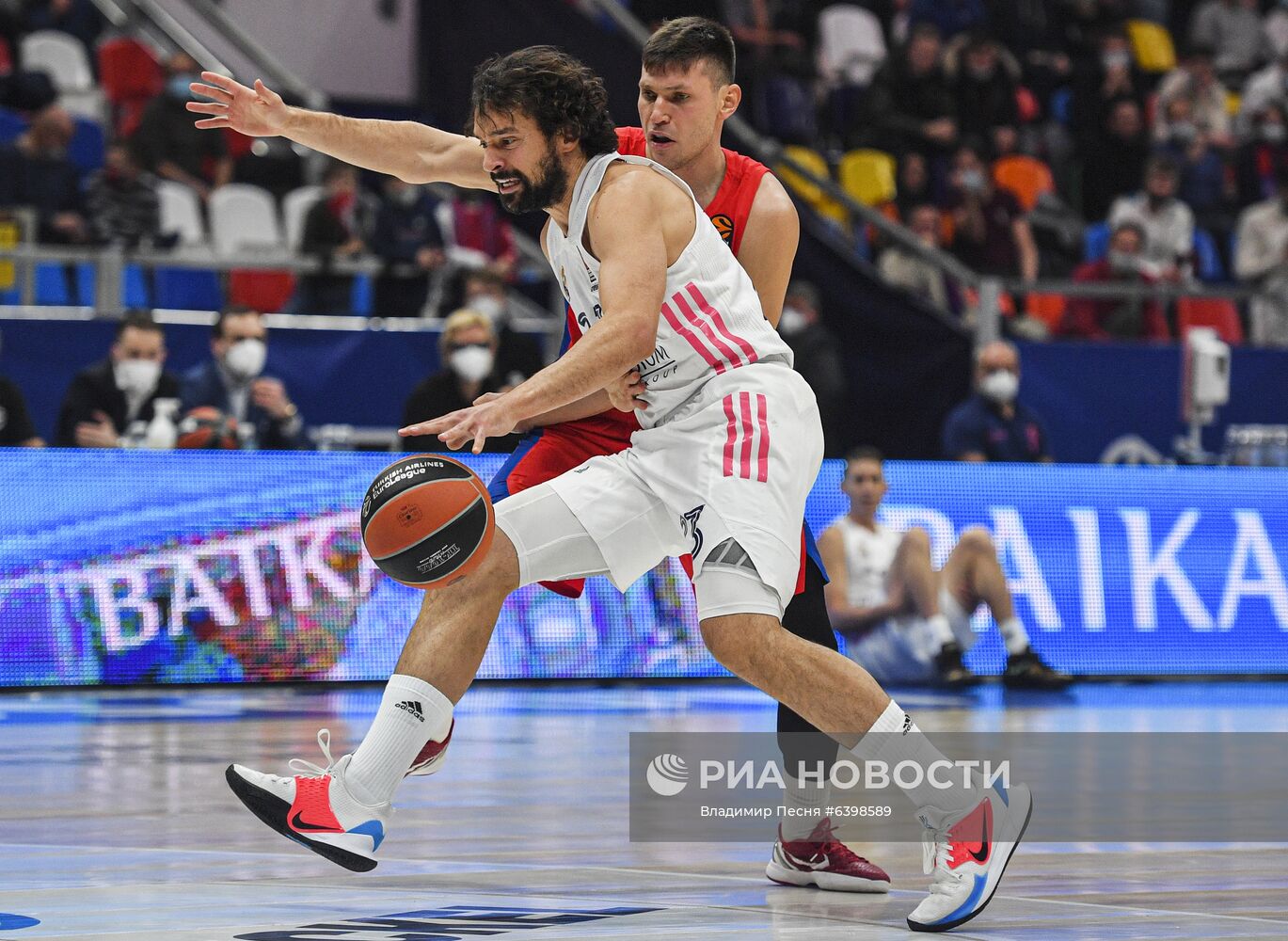 Баскетбол. Евролига. Матч ЦСКА "Реал"