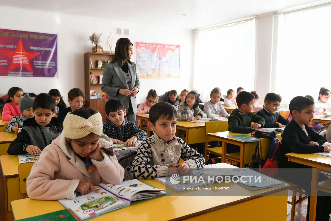 Открытие школы в Степанакерте