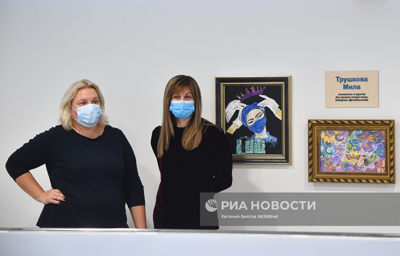 Открытие галереи картин, посвященных медицинским работникам
