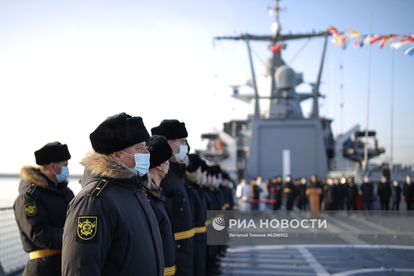 Приём в состав Черноморского флота патрульного корабля "Павел Державин"