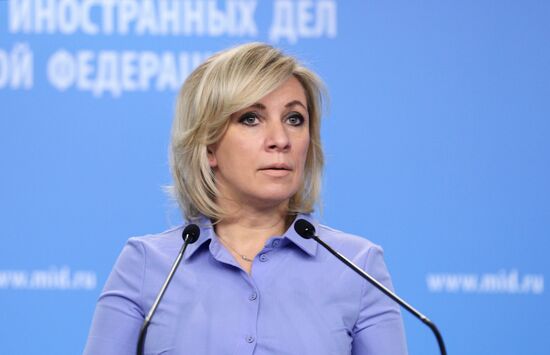 Брифинг официального представителя МИД России М. Захаровой