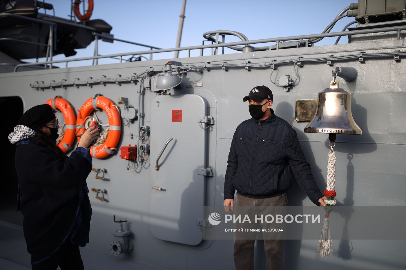 Приём в состав Черноморского флота патрульного корабля "Павел Державин" 