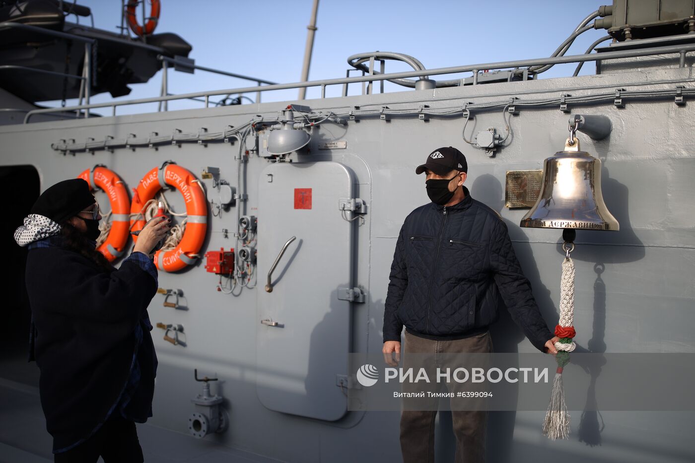 Приём в состав Черноморского флота патрульного корабля "Павел Державин"